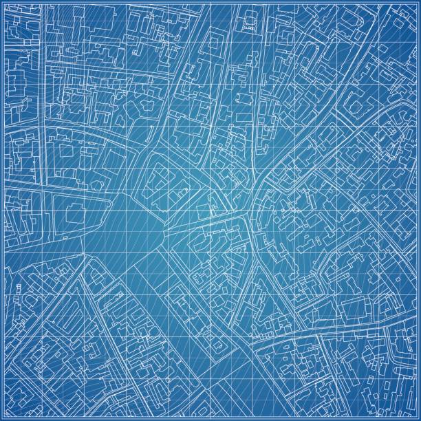 100+ Top Down City Grid Stock Illustrations, Royalty-Free Vector ...