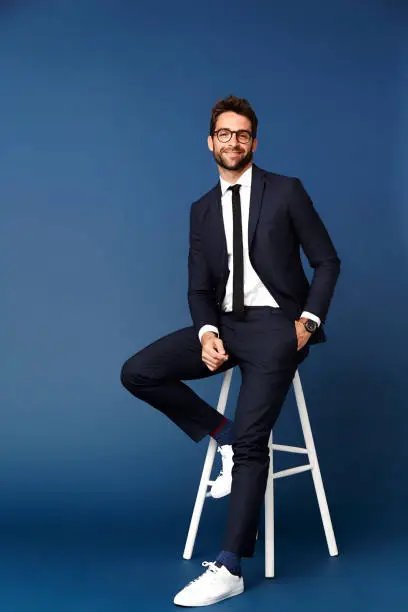 Photo of Business dude on stool