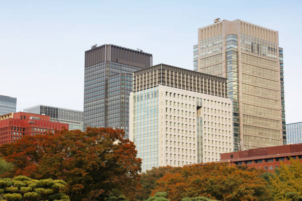 Marunouchi area in Tokyo, Japan