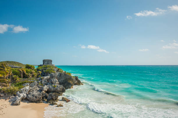 istock Tulum Ruins by the Caribbean Sea 656684432