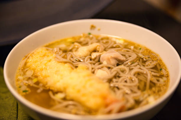 istock Soy sauce ramen, squid tempura 656684972