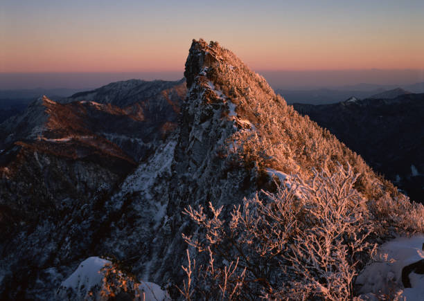 Mountain Mountain mt ishizuchi stock pictures, royalty-free photos & images