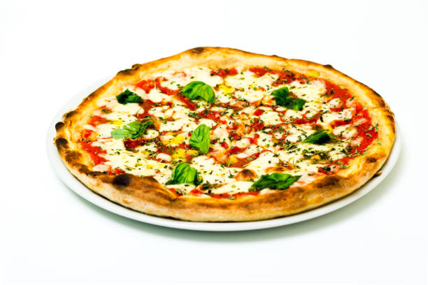 istock Delicious homemade margarita pizza 656703548