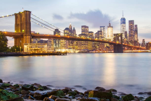 istock Brooklyn Bridge and the Lower Manhattan 656709528