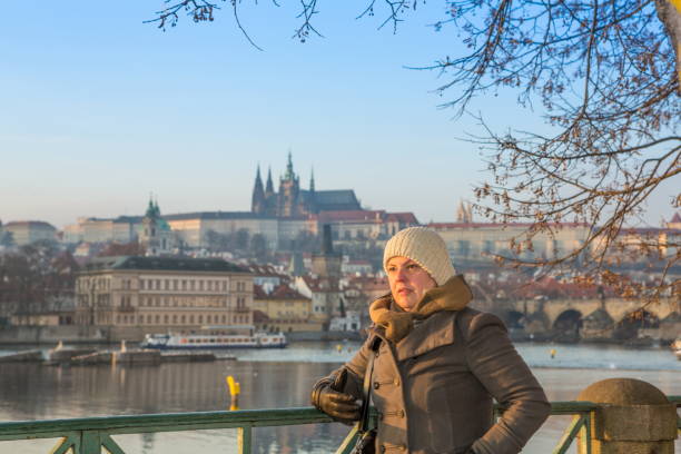 istock Tourist Poses in Prague 656710288
