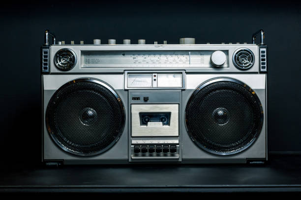 istock Vintage radio boombox 656710688