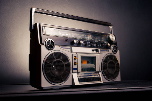 istock Vintage radio boombox 656710812
