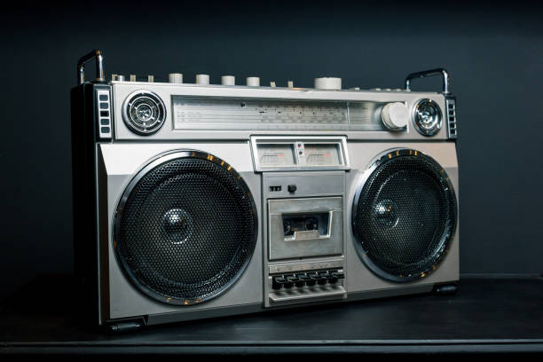 istock Vintage radio boombox 656710900