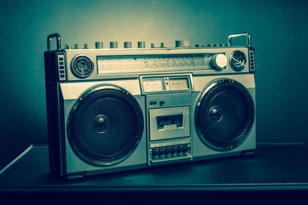 istock Vintage radio boombox 656711222