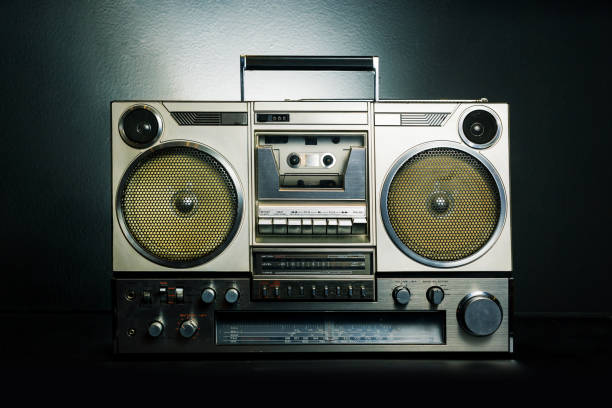 istock Vintage radio boombox 656711484