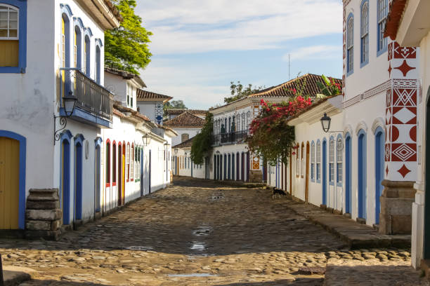 Colonial historic town Paraty Brazil paraty brazil stock pictures, royalty-free photos & images