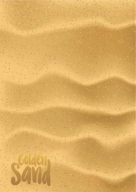 Vector illustration of Golden Sand