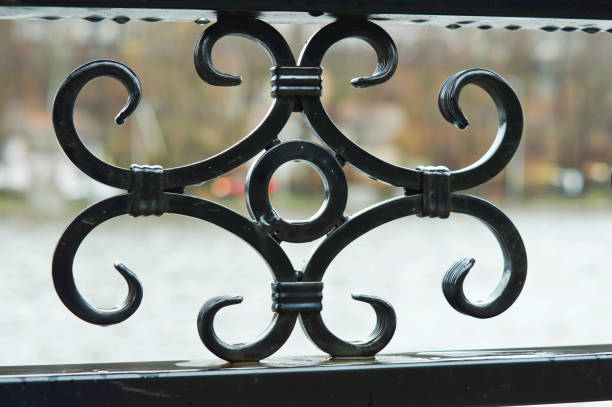 istock the elements of forging, wrought-iron fence 656712446