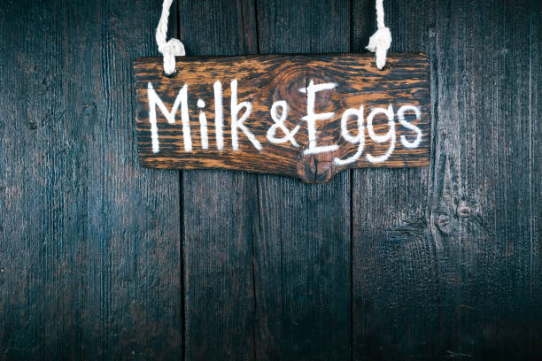 istock Old wood signboard close-up 656717122