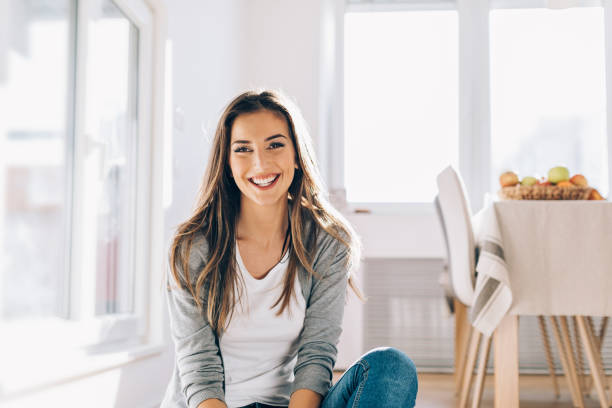 istock Attractive woman at home 656733144