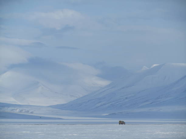 istock Jeep drives on ice in Svalbard 656740770