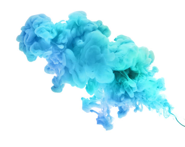 istock Acrylic colors in water. Abstract background. Isolated. 656741332