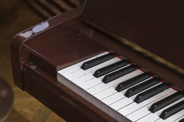 istock close-up of piano keys. close frontal view. 656743506