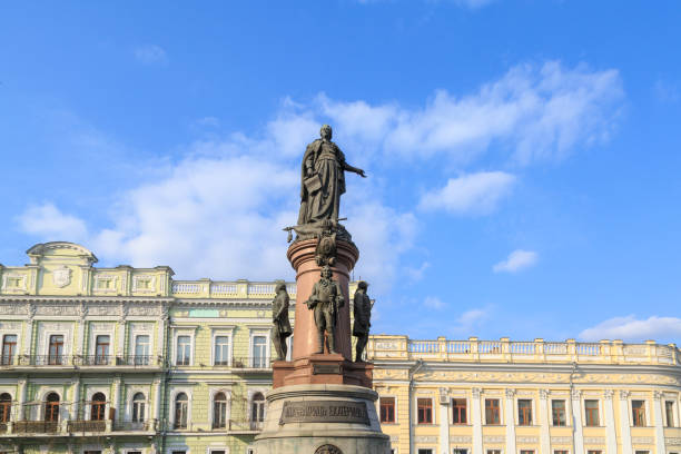 istock Monument to Empress Catherine the Great in Odessa, Ukraine 656743594