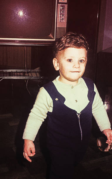 istock Vintage baby at home 656744302