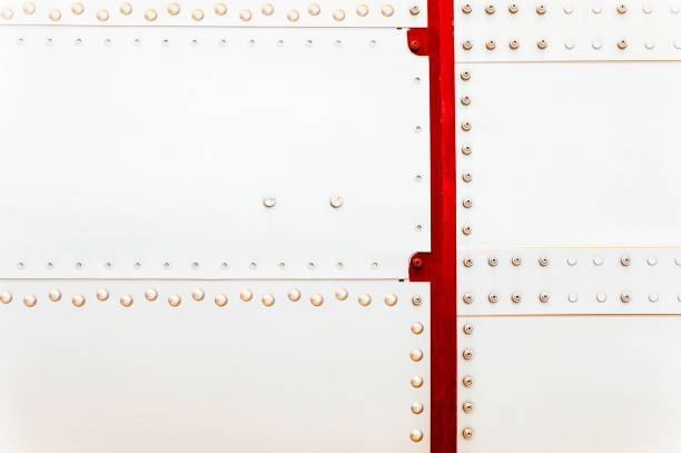 istock Abstract close up of metal and rivets 656744630