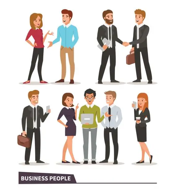 Vector illustration of Business people