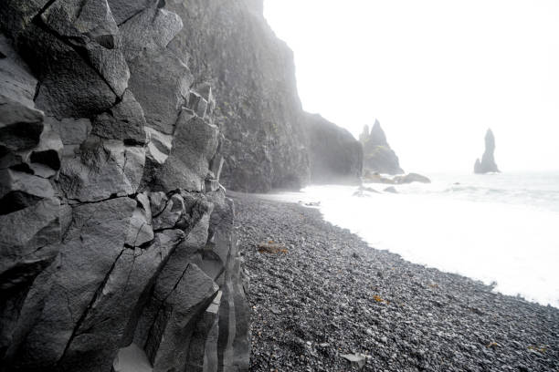 istock Black beach of Reynisfjara 656747284