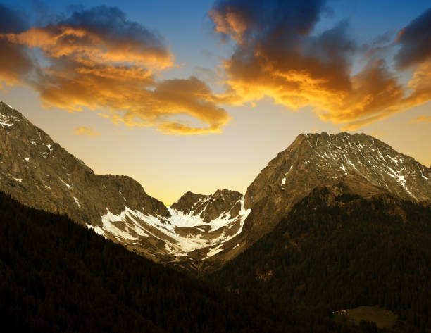 istock Mountain range in the valley Antholzertal, Italy 656747662