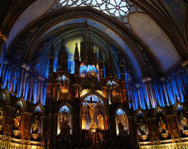 istock Notre-Dame Basilica of Montreal 656750226
