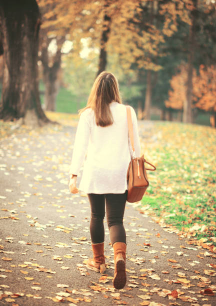 istock Walking in the autumn park 656752760