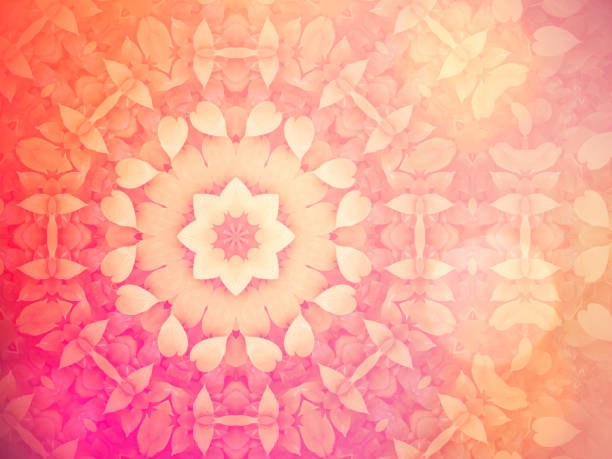 istock Abstract valentine sweet background, kaleidoscope effect 656760004
