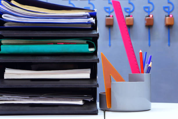 istock Business planning.Industrial background.Office. 656761010