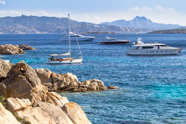 istock Sailing ships and luxury yachts in the sea 656781040