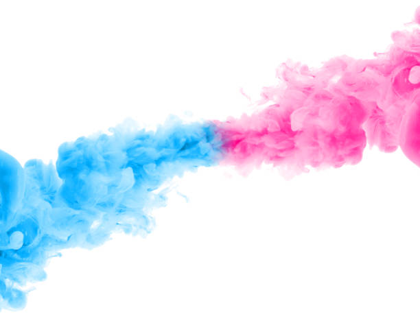 istock Acrylic colors and ink in water. Abstract background. Isolated. 656783518