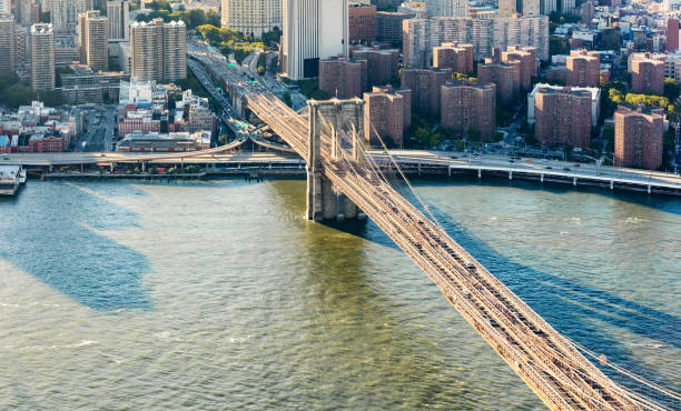 istock Brooklyn Bridge over the East River in New York 656783670