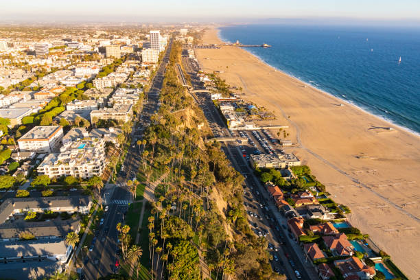 istock Santa Monica beach from above 656783792