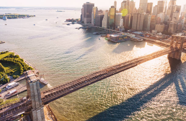 istock Brooklyn Bridge over the East River in New York 656783836