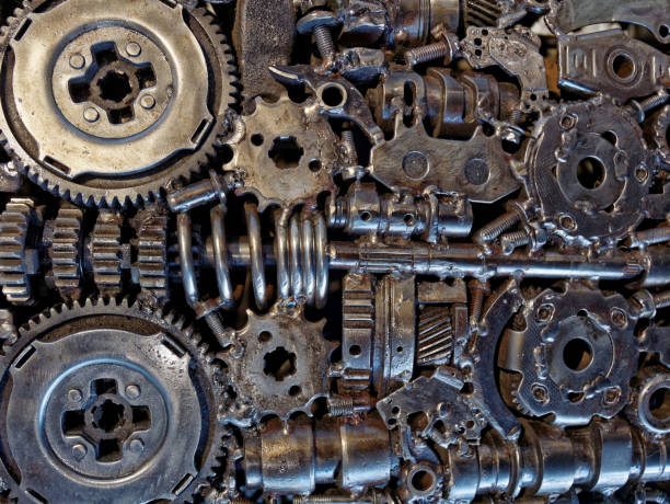 istock mechanical gear wheels bolts and nuts 656801166