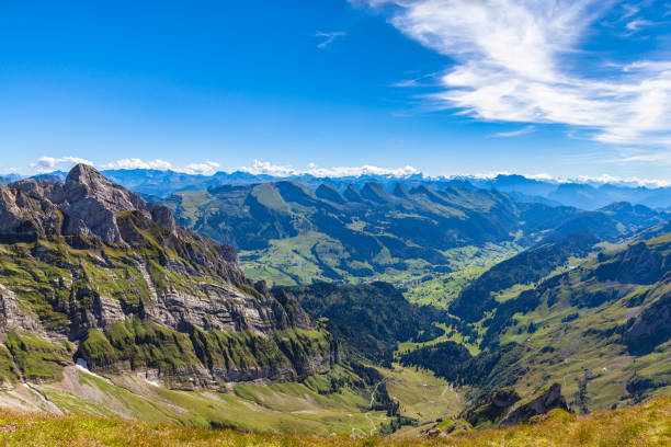 istock Panorama view of St. Gallen Alps 656803702