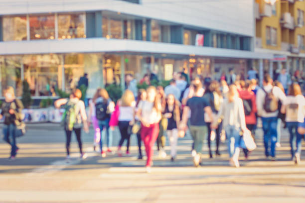 istock People rush on the street. 656818174