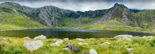 istock Mountain lake panorama landscape in Wales 656819478