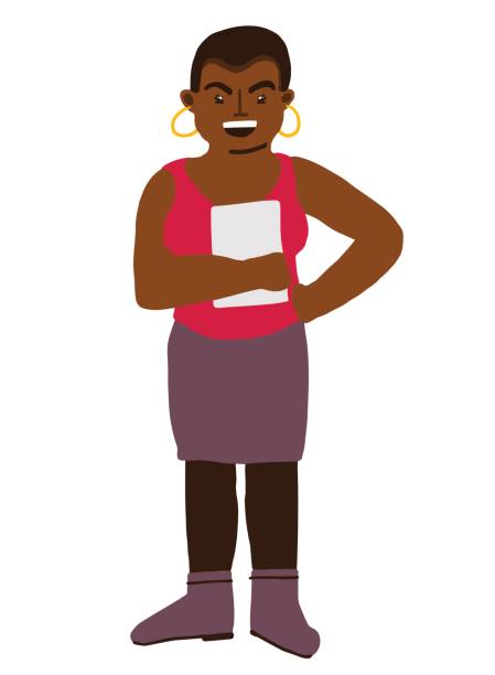 illustrations, cliparts, dessins animés et icônes de femme d'affaires afro-américain - strongwoman