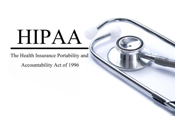 istock Page with HIPAA (The Health Insurance Portability and Accountability Act of 1996) on the table with stethoscope, medical concept 656825344
