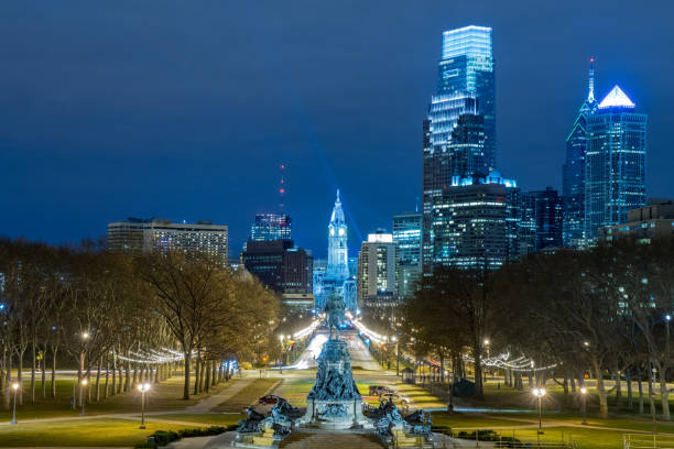 istock Philadelphia Skyline Along Ben Franklin Parkway 656835816