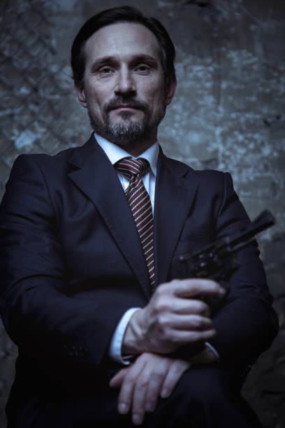 istock Portrait of a handsome dangerous man 656838502