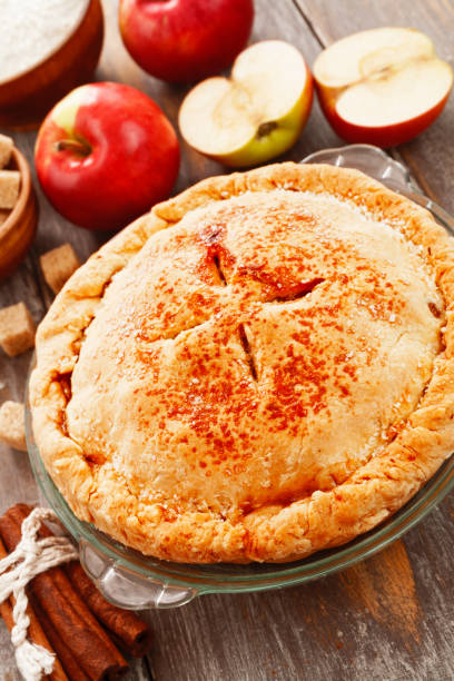 istock Homemade american apple pie 656845624