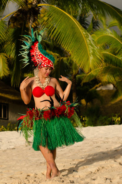 istock Young Polynesian Pacific Island Tahitian Woman Dancer 656846318
