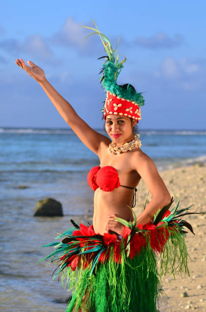 istock Young Polynesian Pacific Island Tahitian Woman Dancer 656846746
