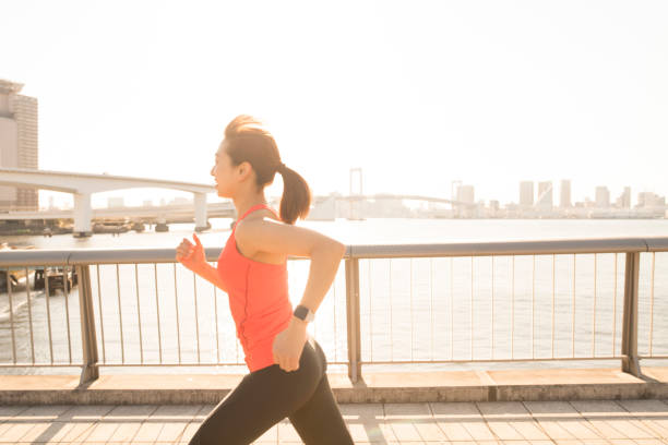 istock Beautiful woman jogging 656855892