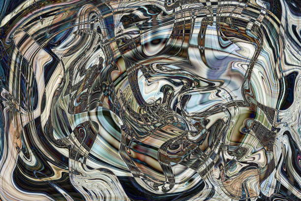 istock Background from multi-coloured oil carefully mixed in water. 656864848